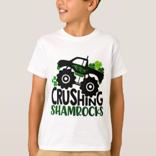 Crushing Shamrocks Truck   St. Patrick's Day T-Shirt