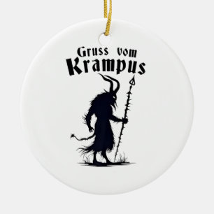Cruss Vom Krampus Christmas Xmas Devil Spooky Ceramic Tree Decoration
