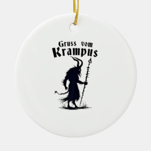 Cruss Vom Krampus Christmas Xmas Devil Spooky Ceramic Tree Decoration