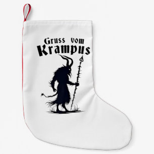 Cruss Vom Krampus Christmas Xmas Devil Spooky Small Christmas Stocking