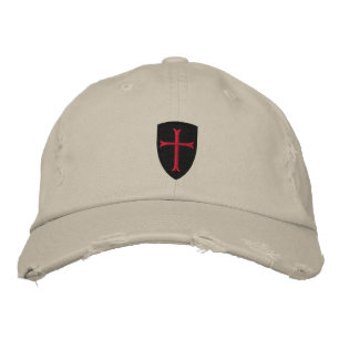 Crussader Cross Distressed Baseball Cap
