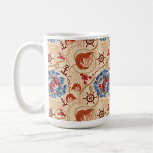 Crustacean core design coffee mug