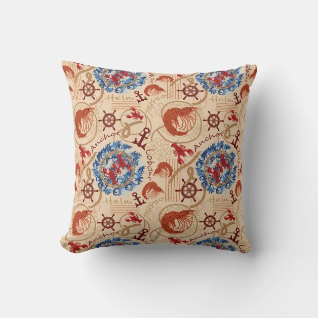 Crustacean core design cushion (Front)