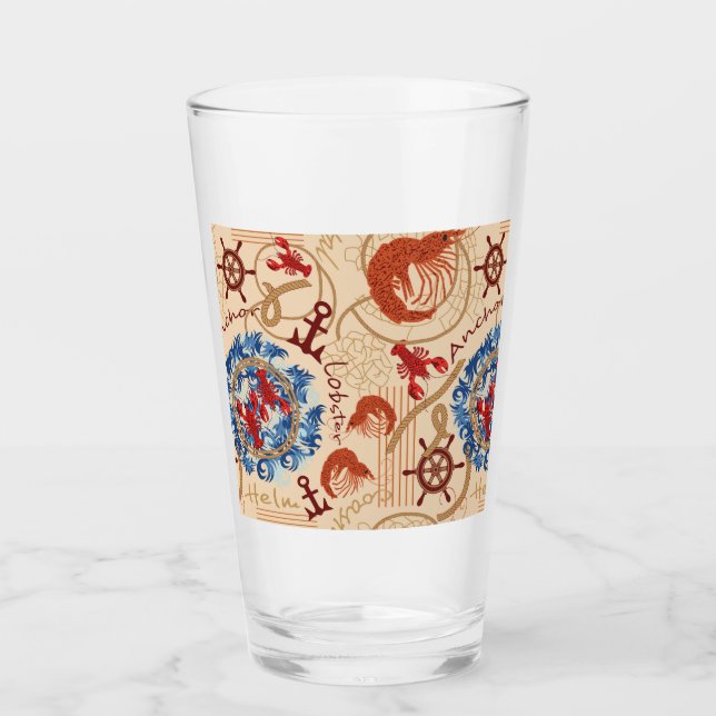 Crustacean core design glass (Front)
