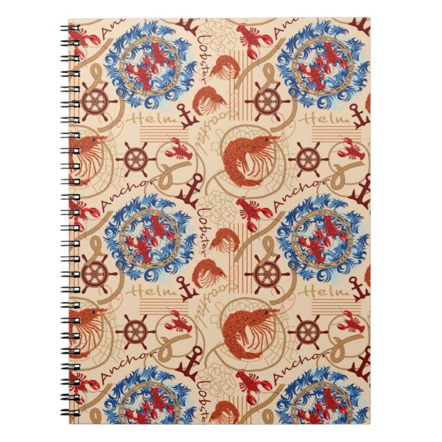 Crustacean core design notebook (Front)