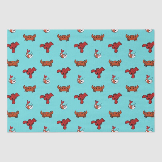 Crustaceans  tissue paper (Front)