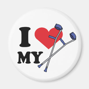 Crutch Love Magnet