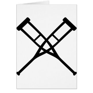 crutches crossed