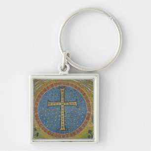 Crux gemmata key ring