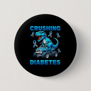 Cruype 1 Diabetes Awareness T1d Dinosaur Monster T 6 Cm Round Badge
