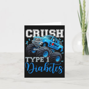Cruype 1 Diabetes Awareness Warrior Monster Truck  Card