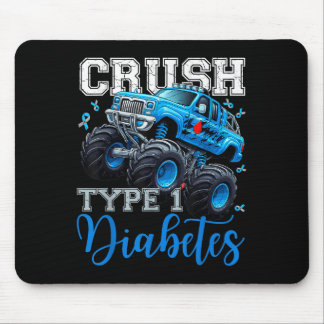 Cruype 1 Diabetes Awareness Warrior Monster Truck  Mouse Mat