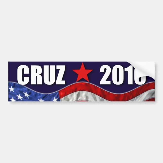 Cruz 2016 bumper sticker (Front)