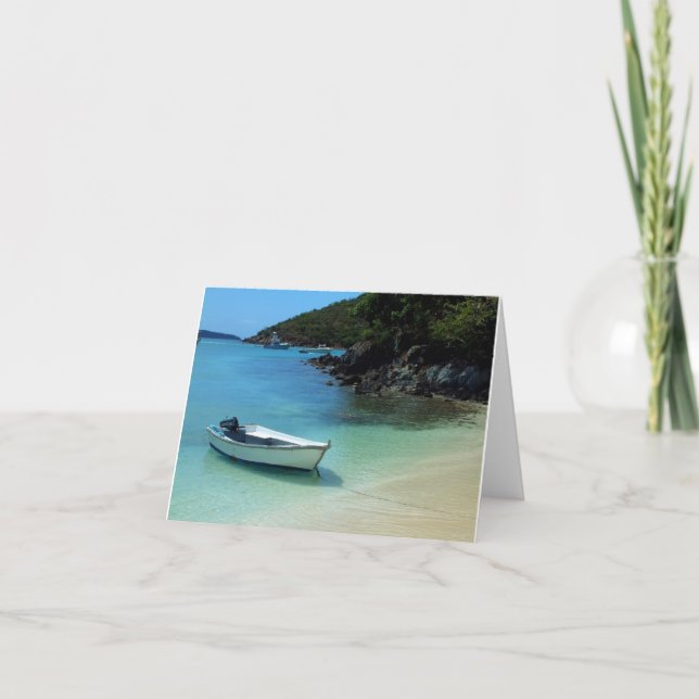 Cruz Bay Boat Card (Front)