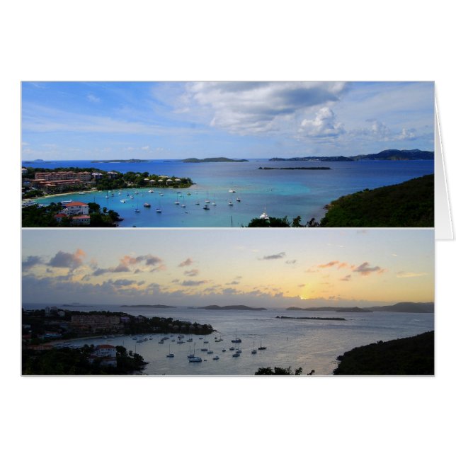 Cruz Bay Collage, St. John, U.S.Virgin Islands (Front Horizontal)