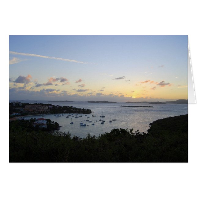 Cruz Bay Sunset, St. John, U.S.V.I. (Front Horizontal)