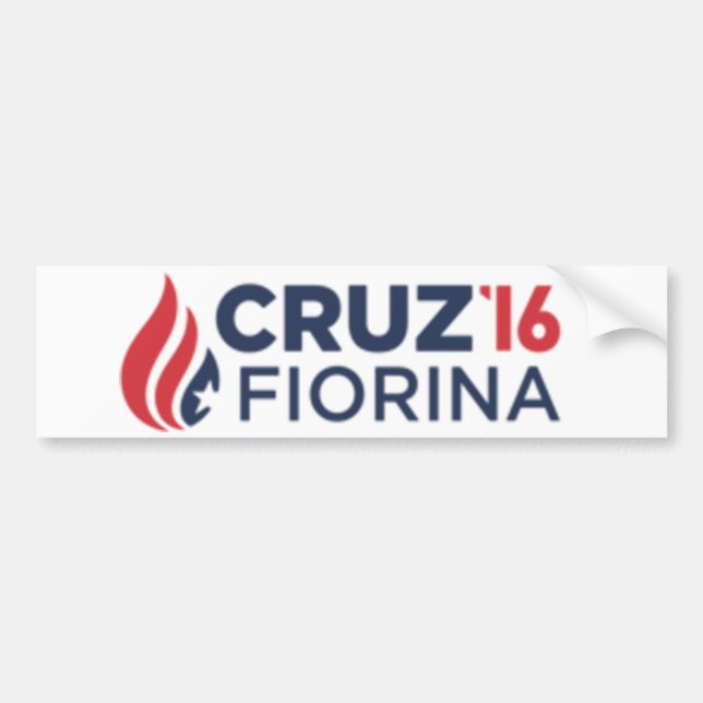 Cruz Fiorina Bumper Sticker (Front)
