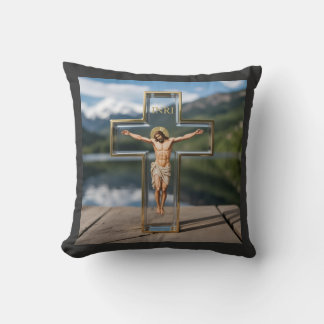 Cruz transparente INRI Cushion