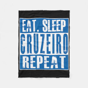 Cruzeiro Soccer - Camisa Cruzeiro - Black Kids Uni Fleece Blanket