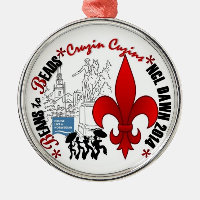Cruzin Cuzins Tree Ornament (Front)