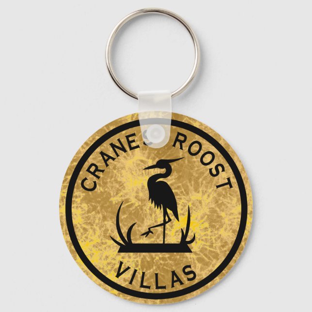 CRV-GOLD-BLK KEY RING (Front)