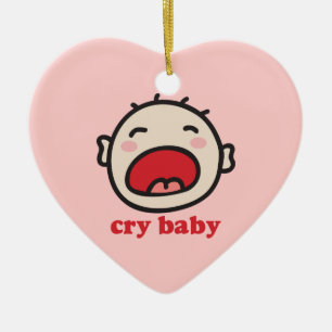 Cry Baby Ceramic Tree Decoration