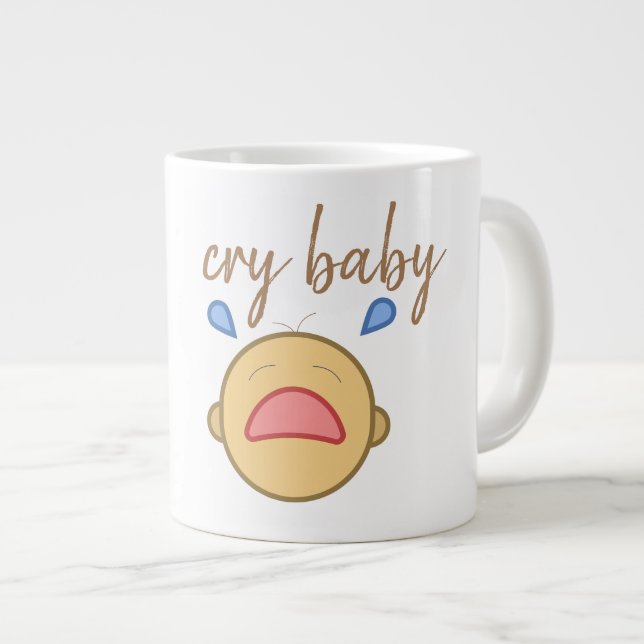 cry baby - Jumbo Mug (Front Right)