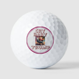 Cry Baby Trump Golf Ball