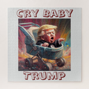 Cry Baby Trump Jigsaw Puzzle