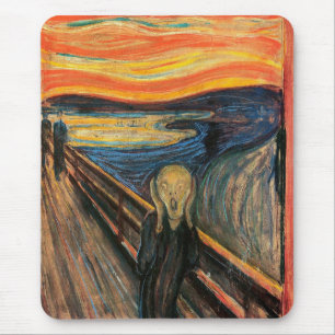 Cry, Edvard Munch Mouse Mat