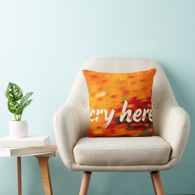 Cry Here Cushion (Chair)