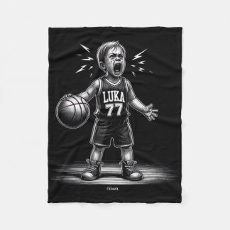 Cry Luka By Complaining And Yelling At The Referee Fleece Blanket