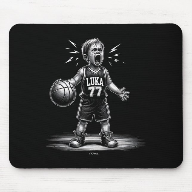 Cry Luka By Complaining And Yelling At The Referee Mouse Mat (Front)