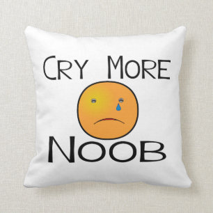 Cry More Noob Cushion