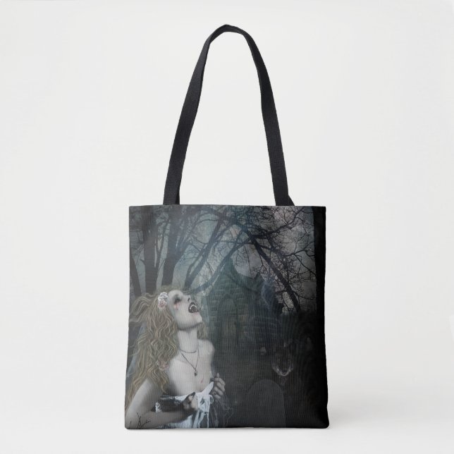 Cry of the Wolf Tote Bag (Front)