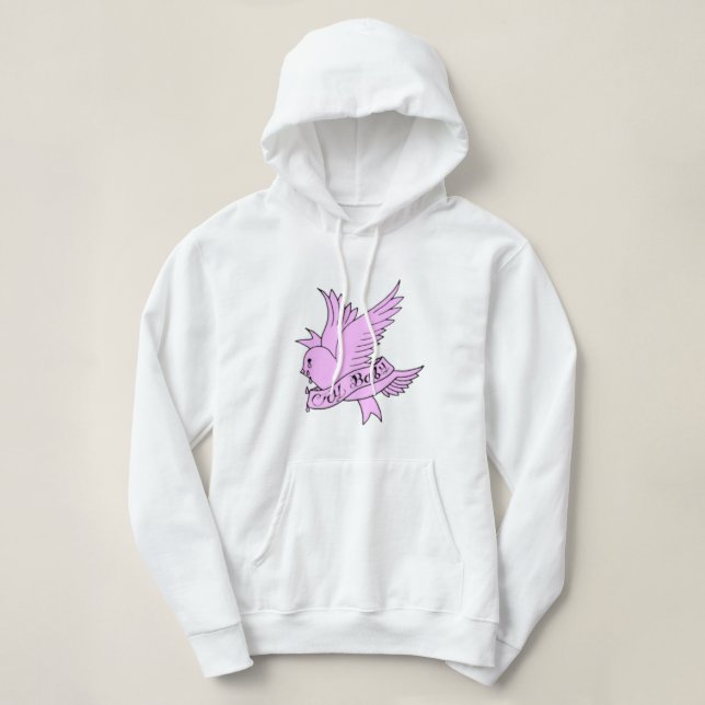 Crybaby Lil Peep pink Hoodie (Design Front)