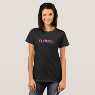 Crybaby Pastel Goth, Lil Peep, Pink Aesthetic, Y2K T-Shirt