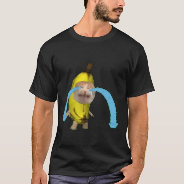 crying banana cat T-Shirt (Front)