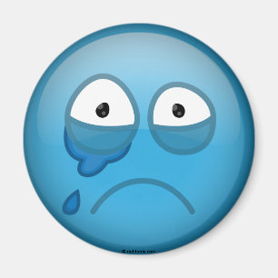 Crying Blue Magnet