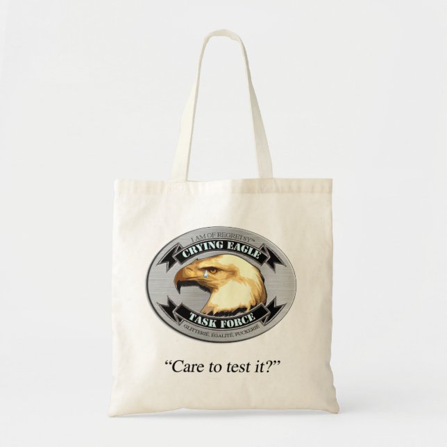 Crying Eagle Task Force Tote Bag (Front)