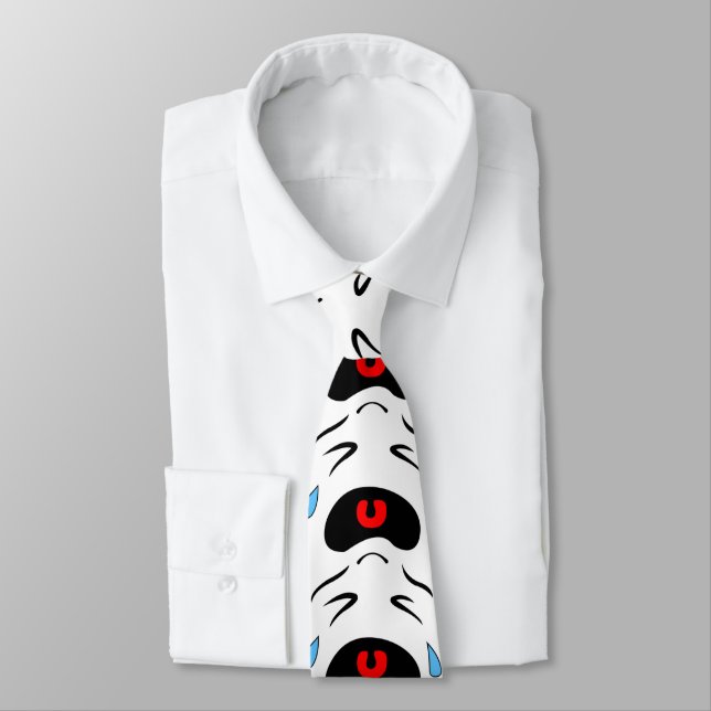crying emoji tie (Tied)