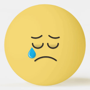 Crying Face Ping Pong Ball