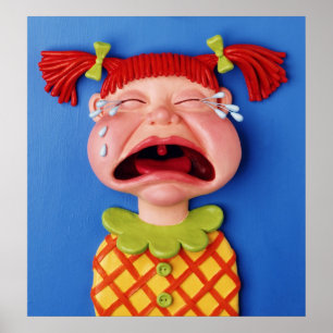 Crying Girl Poster