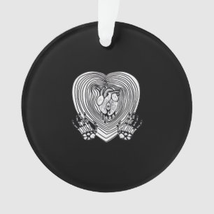 Crying Heart Classic - Skeleton Hands Heart Ornament