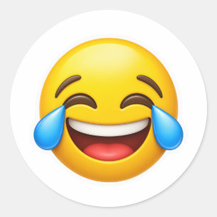 Crying Laugh Emoji Meme Sticker