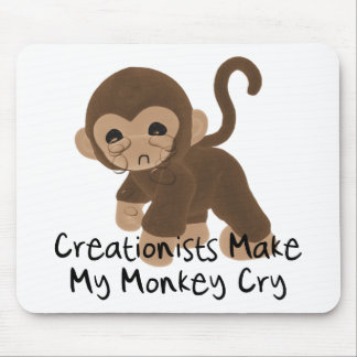 Crying Monkey Mouse Mat