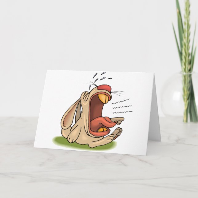 Crying Rabbit Card (Front)