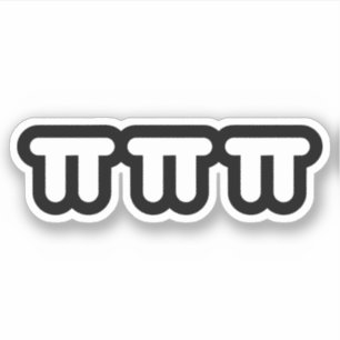 Crying Tears ㅠㅠㅠ Korean Emoticon Sticker