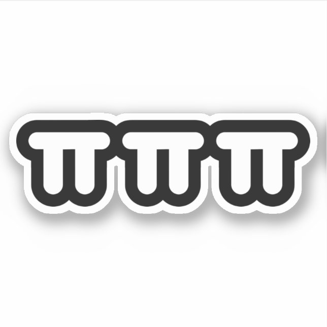 Crying Tears ㅠㅠㅠ Korean Emoticon Sticker (Front)