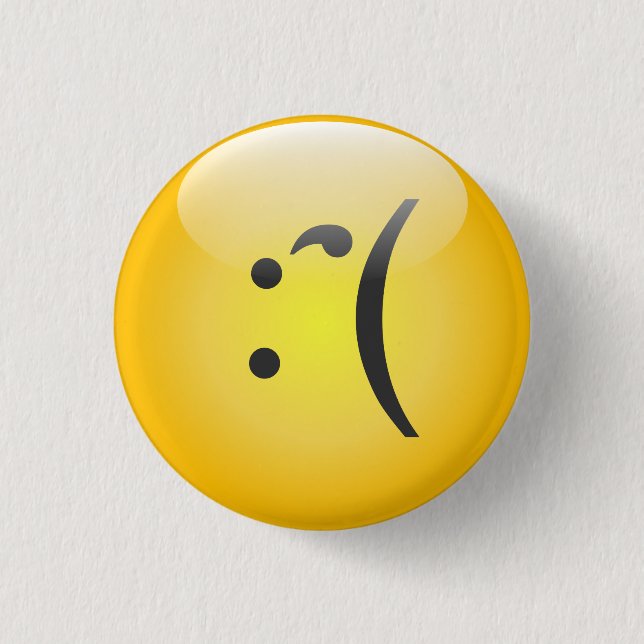Crying Txt Button (Front)